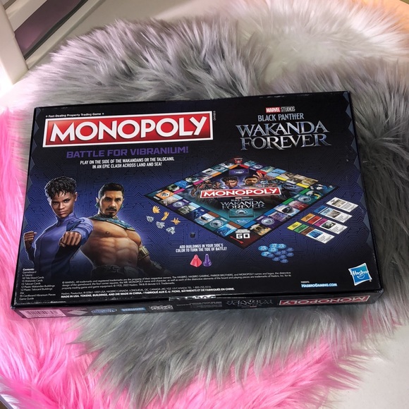Monopoly Board game MARVEL BLACK PANTHER WAKANDA FOREVER New!!! - Picture 3 of 5